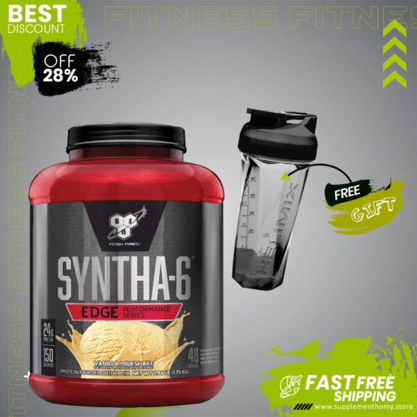 BSN Syntha-6 Edge® Protein Powder Drink Mix Vanilla Milkshake 1.82 kg