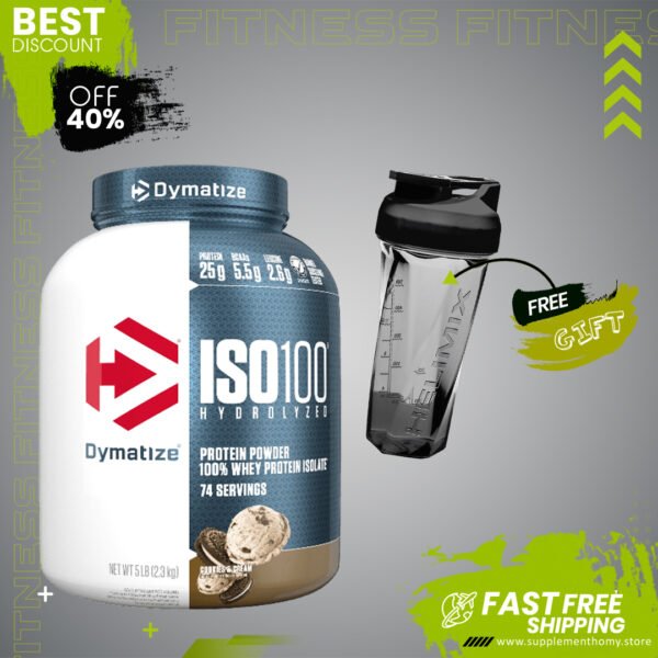Dymatize ISO100® Hydrolyzed 100% Whey Protein Isolate Cookies & Cream 2.3 kg
