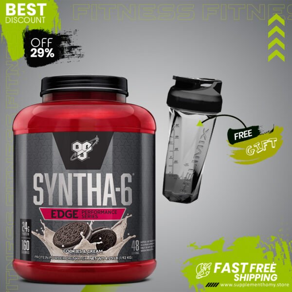 BSN Syntha-6 Edge® Protein Powder Drink Mix Cookies & Cream 1.92 kg