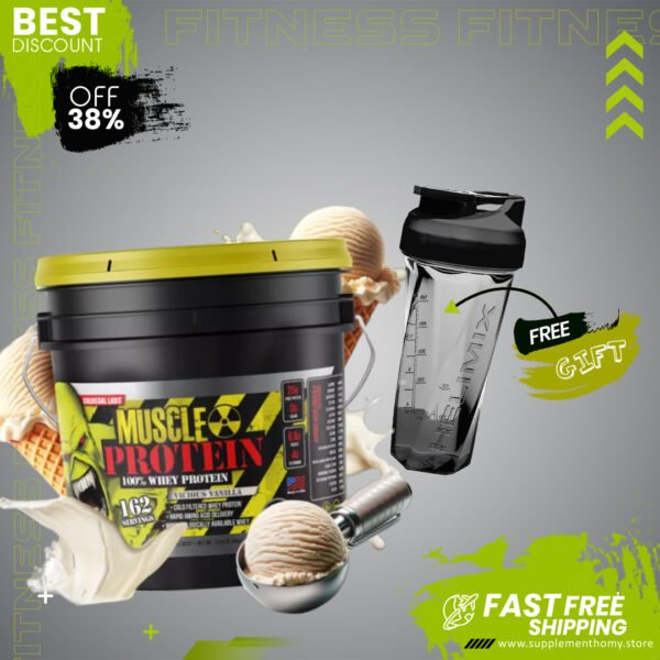 Colossal Labs Nutritional Whey Protein Powder Vanilla Flavors 5.44kg